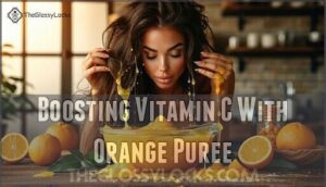boosting vitamin c with orange puree