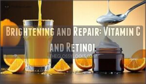 brightening and repair: vitamin c and retinol