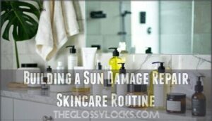 building a sun damage repair skincare routine