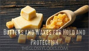 butters and waxes for hold and protection