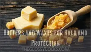 butters and waxes for hold and protection