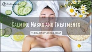 calming masks and treatments