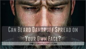 can beard dandruff spread on your own face