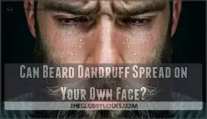 can beard dandruff spread on your own face