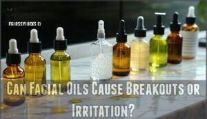 can facial oils cause breakouts or irritation
