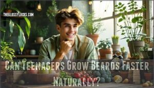 can teenagers grow beards faster naturally