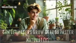 can teenagers grow beards faster naturally