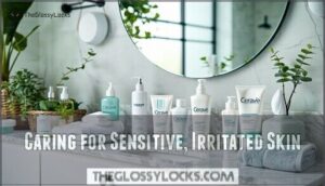 caring for sensitive, irritated skin