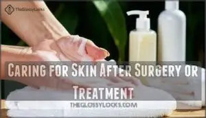 caring for skin after surgery or treatment