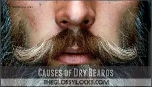 causes of dry beards