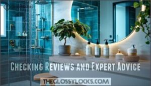 checking reviews and expert advice