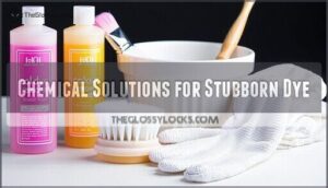 chemical solutions for stubborn dye