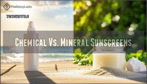 chemical vs. mineral sunscreens