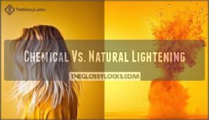 chemical vs. natural lightening