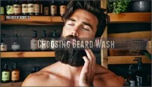 choosing beard wash