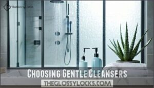choosing gentle cleansers