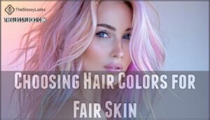 choosing hair colors for fair skin