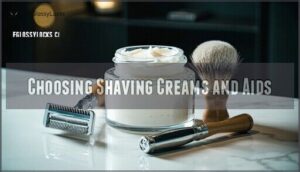 choosing shaving creams and aids