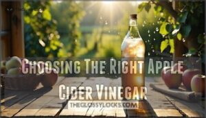 choosing the right apple cider vinegar