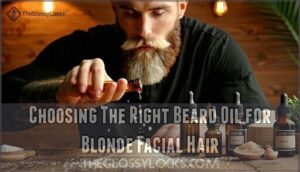 choosing the right beard oil for blonde facial hair