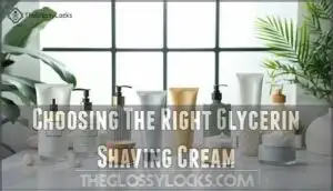 choosing the right glycerin shaving cream