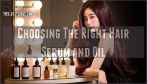 choosing the right hair serum and oil