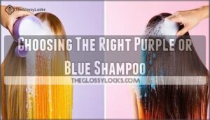 choosing the right purple or blue shampoo