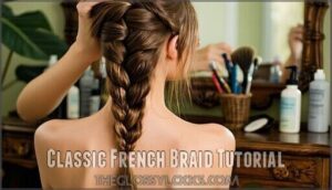 classic french braid tutorial