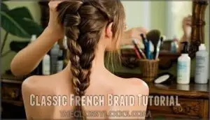 classic french braid tutorial