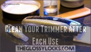 clean your trimmer after each use