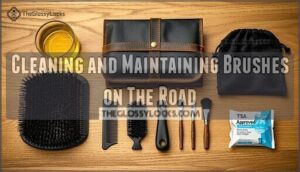cleaning and maintaining brushes on the road