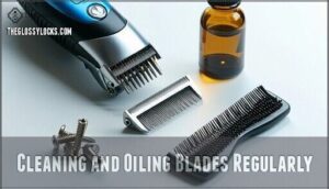 cleaning and oiling blades regularly