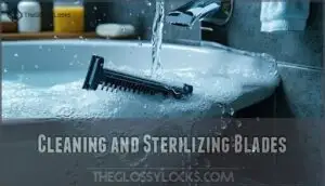 cleaning and sterilizing blades
