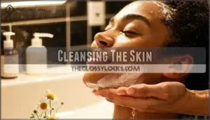 cleansing the skin