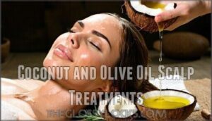 coconut and olive oil scalp treatments