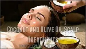 coconut and olive oil scalp treatments