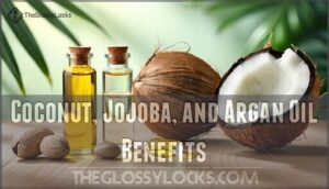 coconut, jojoba, and argan oil benefits