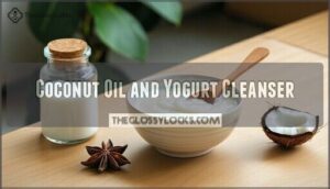 coconut oil and yogurt cleanser