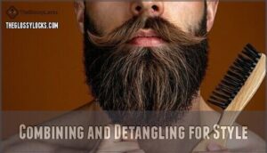 combining and detangling for style