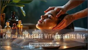 combining massage with essential oils