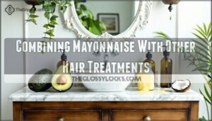 combining mayonnaise with other hair treatments
