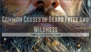 common causes of beard frizz and wildness