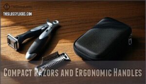 compact razors and ergonomic handles