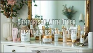 comparison with other moisturizers and value