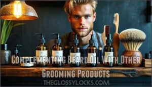 complementing beard oil with other grooming products