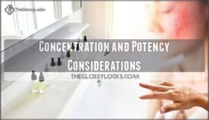 concentration and potency considerations