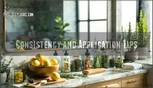 consistency and application tips