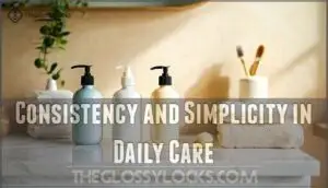 consistency and simplicity in daily care