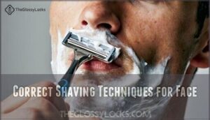 correct shaving techniques for face