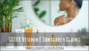 cosrx vitamin e sunscreen claims